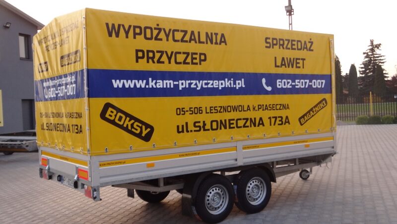 wynajem przyczepki