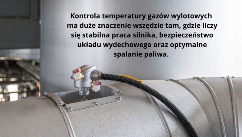 Czujnik temperatury spalin