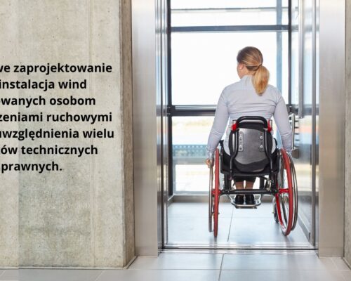 Montaż wind dla niepełnosprawnych